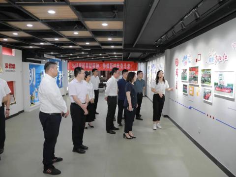 团省委副书记张迎春来suncitygroup太阳集团集团调研共青团工作